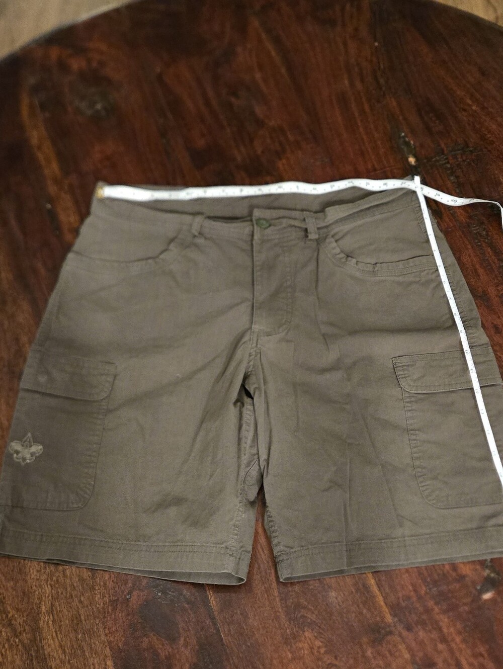 Scouting USA Official Uniform Item. Shorts Size 36, Cotton Blend.